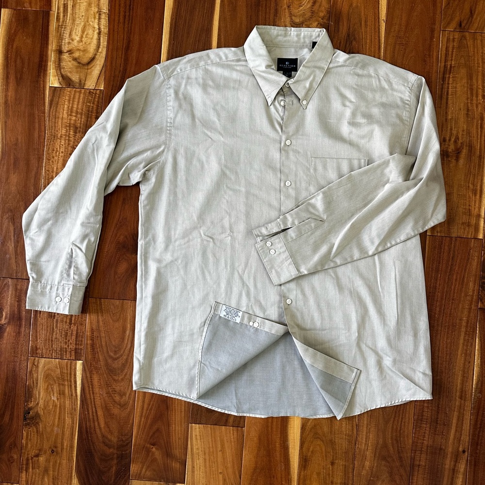 Reaction, Kenneth Cole, long sleeve button down